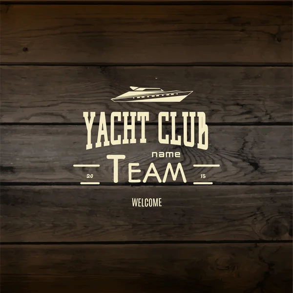 Yacht club badges logos and labels for any use — Stock Photo, Image