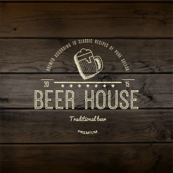 Beer house badges logos and labels for any use — Stock Illustration Beer house badges logos and labels for any use Stock Illustration