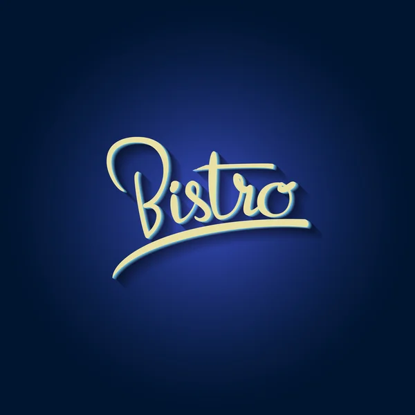 Bistro distintivos logotipos e rótulos para qualquer uso — Vetor de Stock