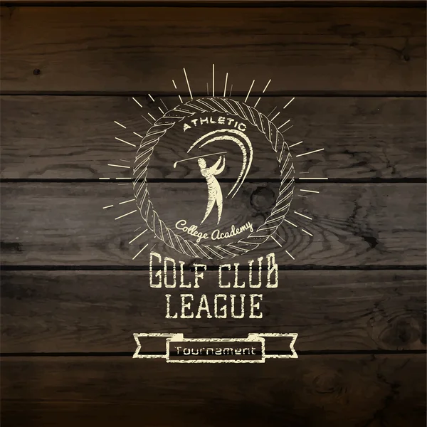 Golf emblem logotyper och etiketter för användning — Stockfoto