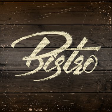 Bistro logolar rozetleri ve herhangi bir kullanım için etiketleri