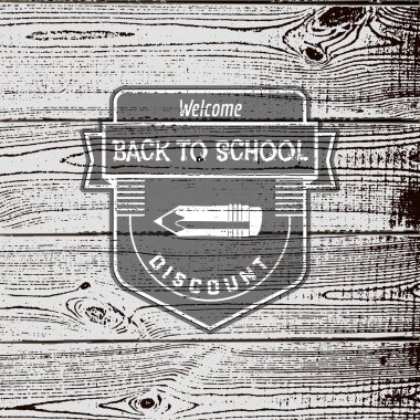 Okula geri logolar rozetleri ve herhangi bir kullanım için etiketleri