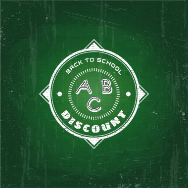 Okula geri logolar rozetleri ve herhangi bir kullanım için etiketleri