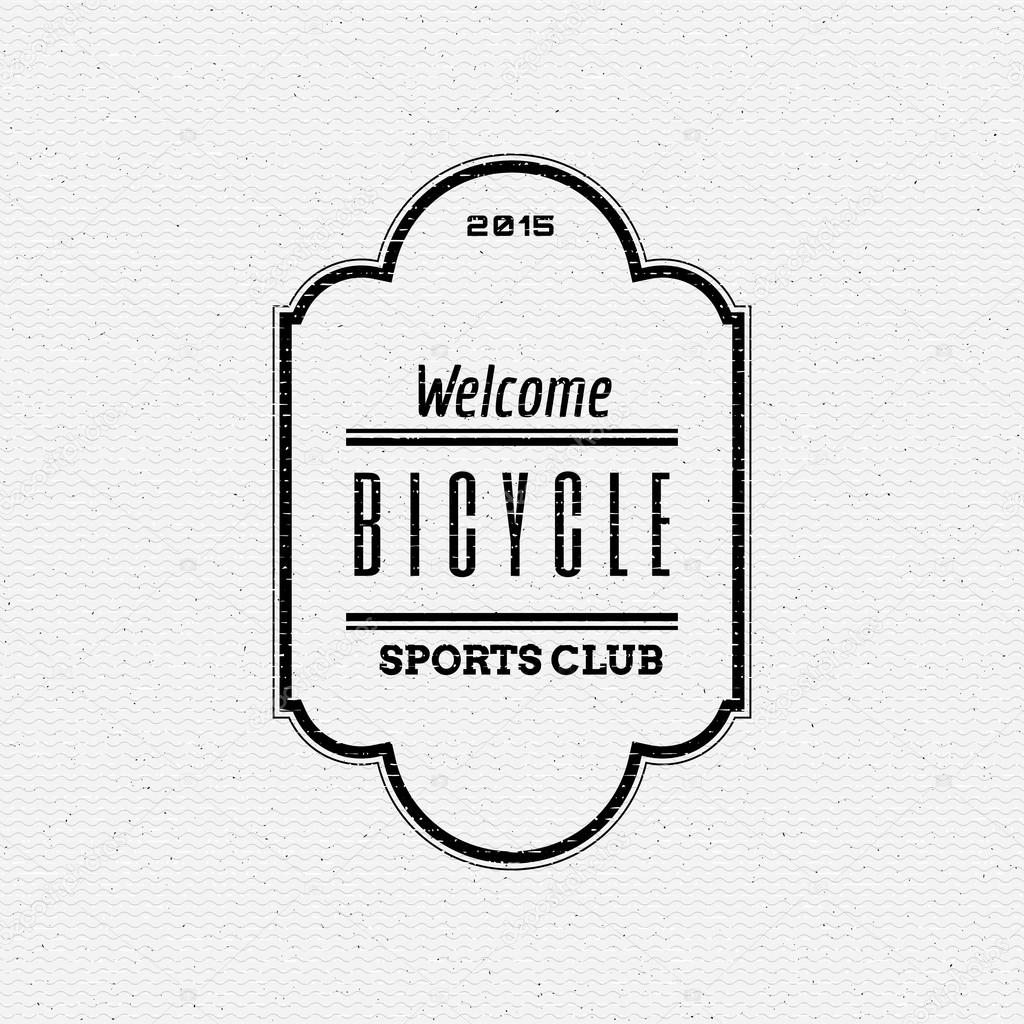 Bicycle badges logos and labels for any use.