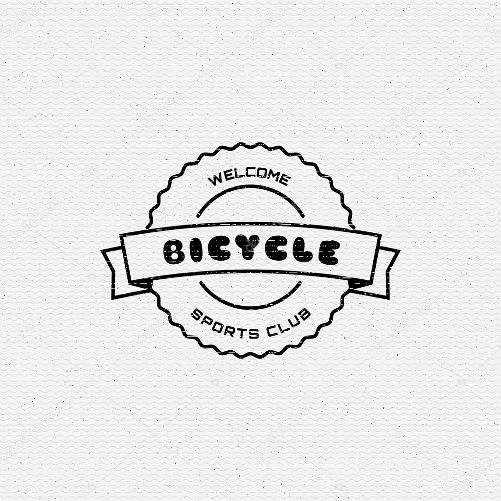 Bicycle badges logos and labels for any use.