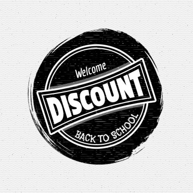 Okula geri logolar rozetleri ve herhangi bir kullanım için etiketleri