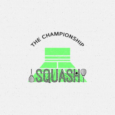 Squash rozetleri logolar ve etiketleri herhangi bir kullanım için