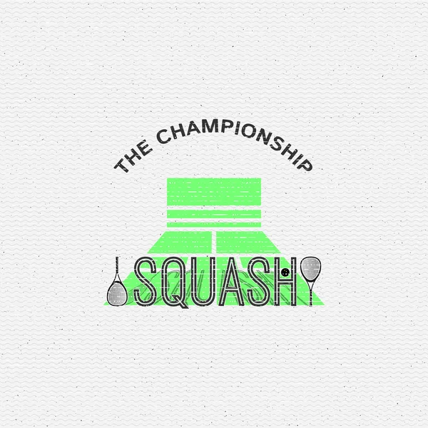 Loghi ed etichette dei badge Squash per qualsiasi uso — Vettoriale Stock