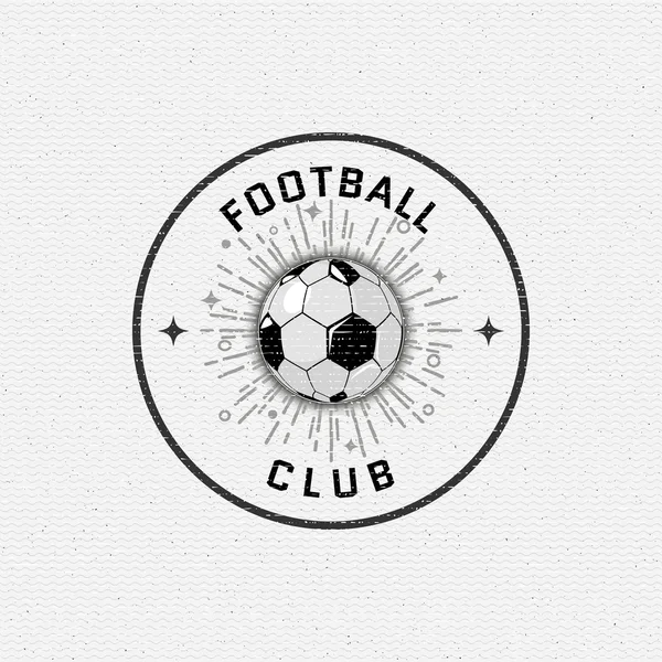 Football, badges de football logos et étiquettes pour tout usage — Image vectorielle