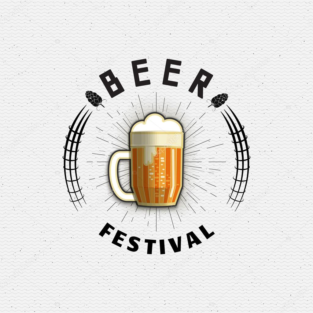 Beer festival badges logos and labels for any use