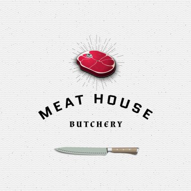 Meat store badges logos and labels for any use