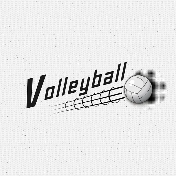 Insignes de volley-ball logos et étiquettes pour toute utilisation — Image vectorielle