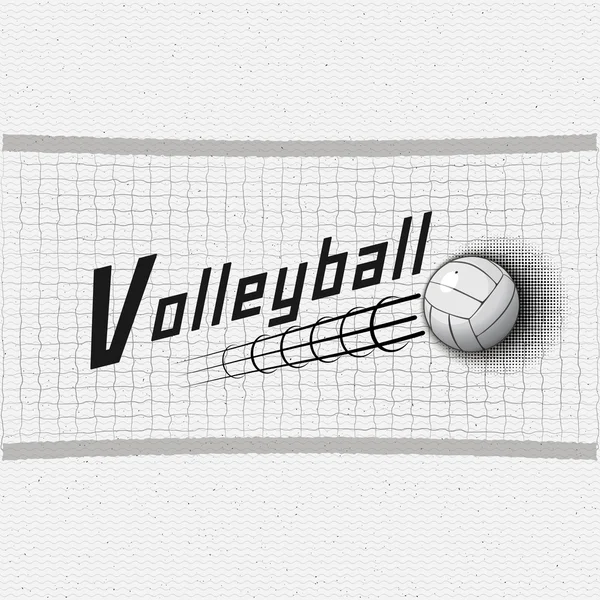 Insignias de voleibol logotipos y etiquetas para cualquier uso — Archivo Imágenes Vectoriales