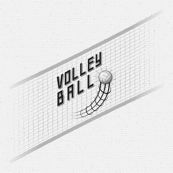 Insignes de volley-ball logos et étiquettes pour toute utilisation — Image vectorielle