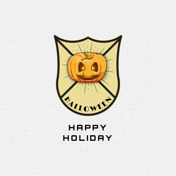 Logotipos y etiquetas de insignias de Halloween felices para cualquier uso — Vector de stock