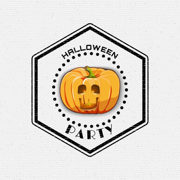 Happy Halloween odznaki logo i etykiety za jakiekolwiek wykorzystanie — Wektor stockowy