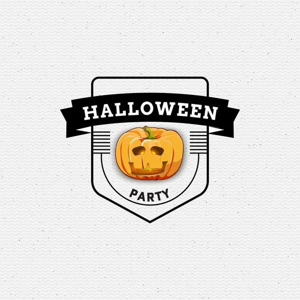 Felice Halloween badge loghi ed etichette per qualsiasi uso — Vettoriale Stock