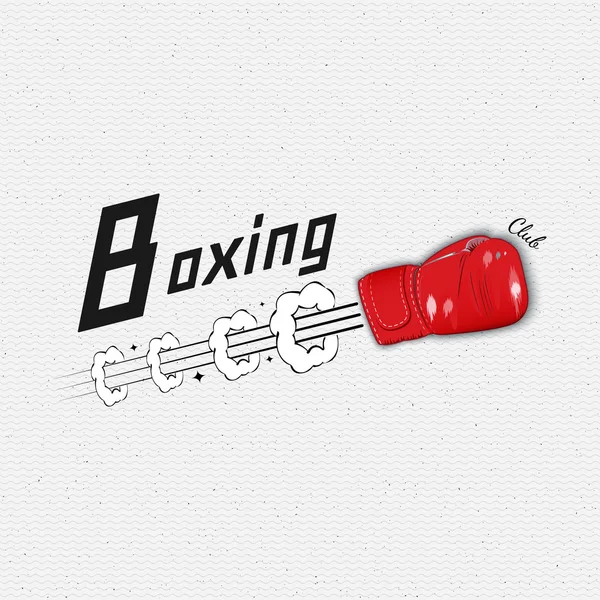 Emblemas de boxe logotipos e rótulos para qualquer uso — Vetor de Stock