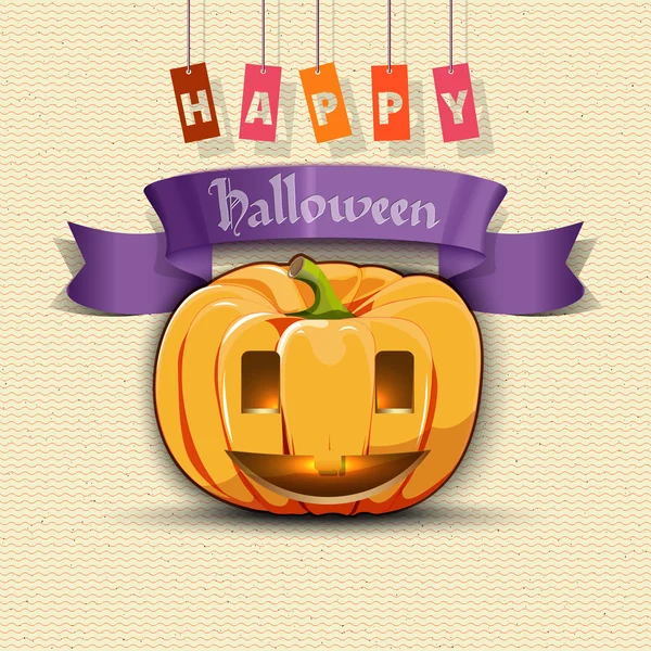Happy Halloween odznaki logo i etykiety za jakiekolwiek wykorzystanie — Wektor stockowy