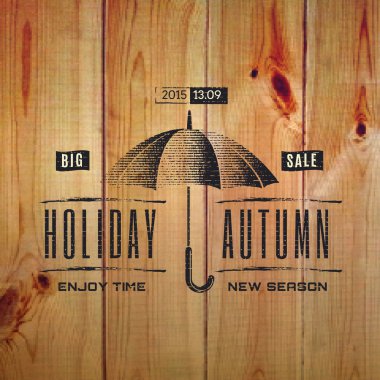 Sonbahar logolar rozetleri ve herhangi bir kullanım için etiketleri