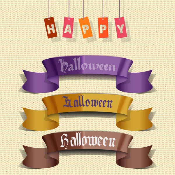 Felice Halloween badge loghi ed etichette per qualsiasi uso — Vettoriale Stock