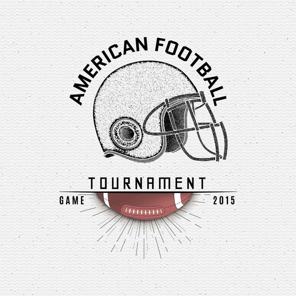 American Football Abzeichen Logos und Etiketten für jede Verwendung — Stockvektor