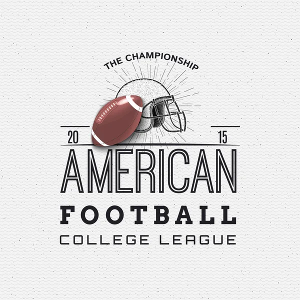 American Football Abzeichen Logos und Etiketten für jede Verwendung — Stockvektor