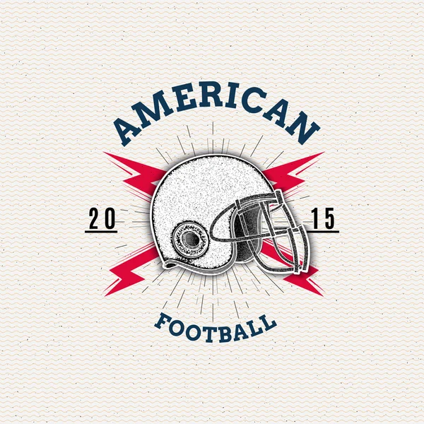 American Football badges van logo's en etiketten voor elk gebruik — Stockvector