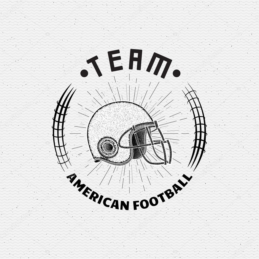 American Football badges logos and labels It can be used to design prints on clothes