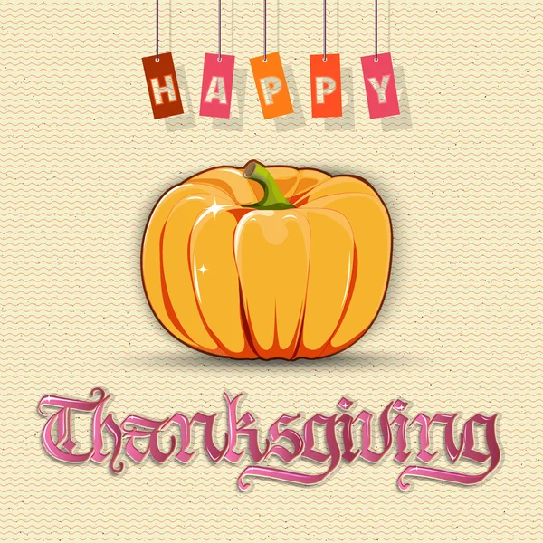 Happy thanksgiving day — Stockvector