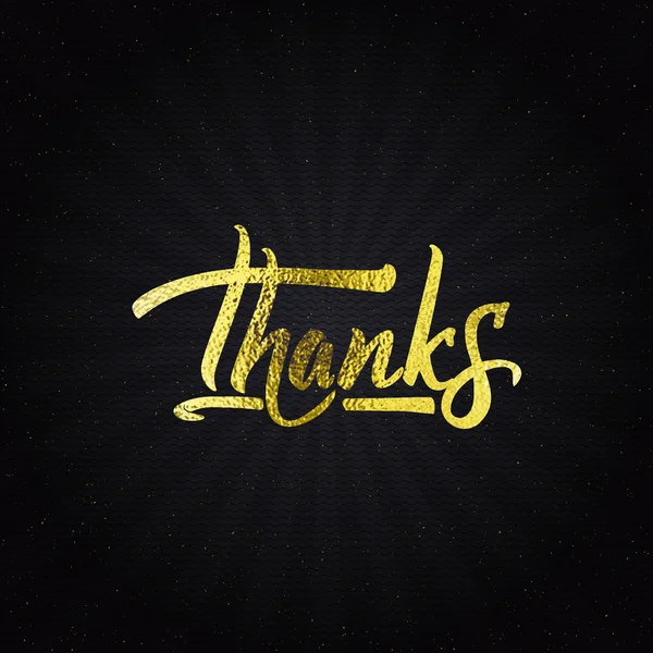 Gracias - tipografía caligráfica — Vector de stock