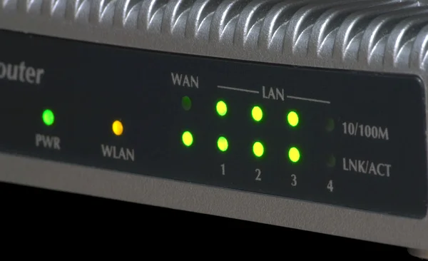 Router Control Panel Stock Picture