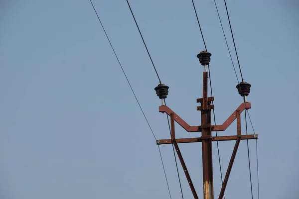 Distribuce Energie Venkovské Indii — Stock fotografie