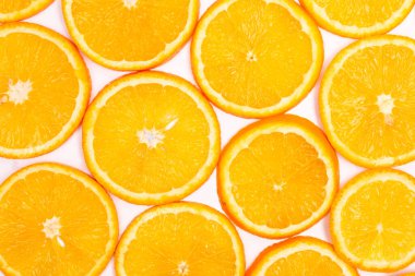 Turuncu meyve desenli kompozisyon. Yaz sağlıklı gıda geçmişi.