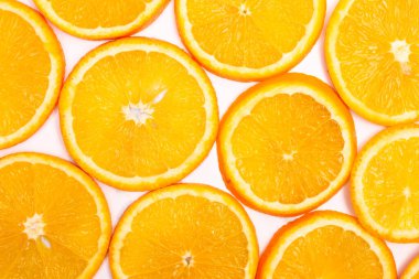 Turuncu meyve desenli kompozisyon. Yaz sağlıklı gıda geçmişi.