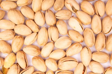 Sağlıklı organik fındıkların üst görünümü