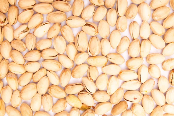 Sağlıklı organik fındıkların üst görünümü