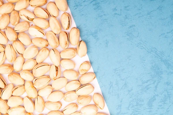 Sağlıklı organik fındıkların üst görünümü