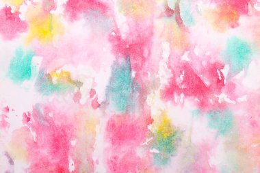 Ayrıntılı soyut renkli suluboya arkaplan dokusu