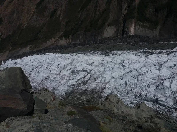 Poderoso Glaciar Minapin Ubicado Valle Nager — Foto de Stock