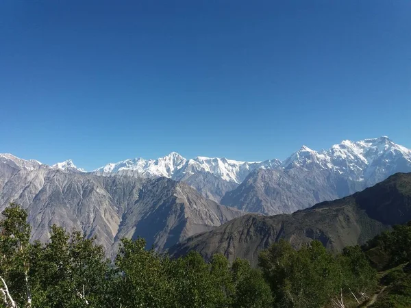 Hohe Berge Von Gilgit Einem Schönen Sonnigen Tag — Stockfoto