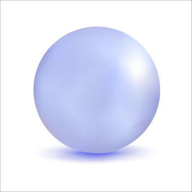 3D-illustration,-sphere-with-a-pearl-effect clipart