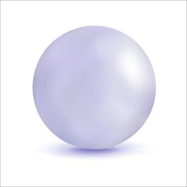 3D-illustration,-sphere-with-a-pearl-effect clipart