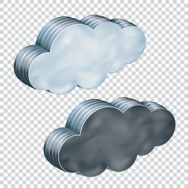 Cloud-storage.-Iconos-con-espacio-para-tu-texto — Archivo Imágenes Vectoriales