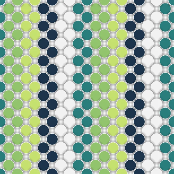 Abstract-Seamless-Pattern-with-colored-Circles-and-Soft-Shadow — Vector de stock