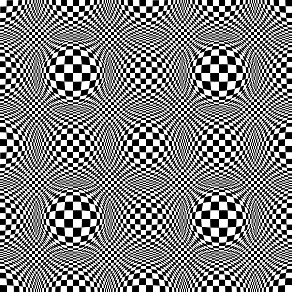 Seamless-Abstract-Background-with-Volume-checkered-Surface — Vector de stock