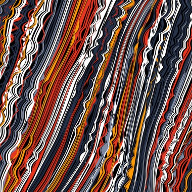 Multicolored-striped-background-Twisted-futuristic-space