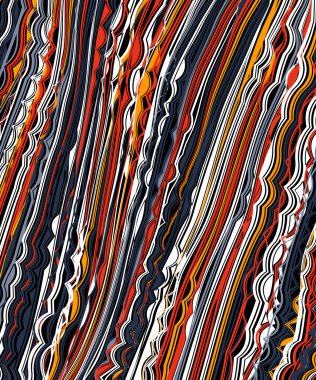 Multicolored-striped-background-Twisted-futuristic-space