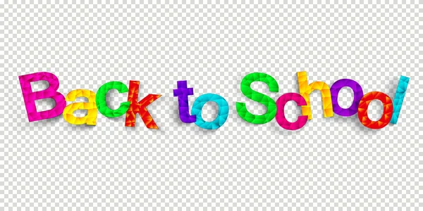 Vítejte zpět ve škole — Stockový vektor