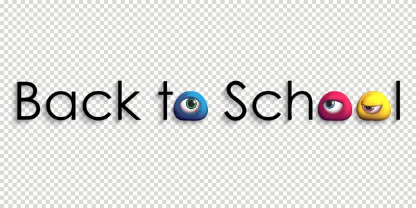 Welcome Back to School — Stock Vector